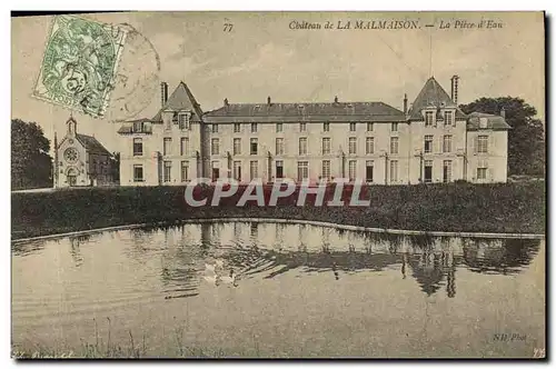 Cartes postales Chateau de La Malmaison La Piece d Eau