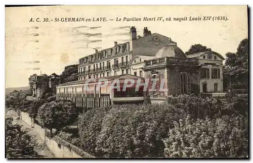 Cartes postales St Germain et Laye Le Pavillon Henri IV ou naquit Louis XIV