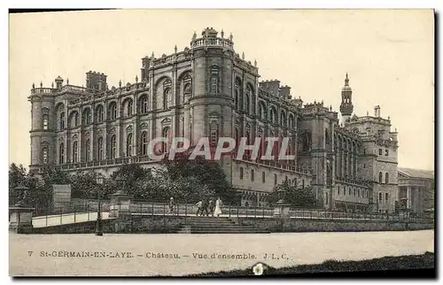 Cartes postales St Germain et Laye Chateau Vue d Ensemble