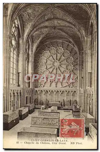 Cartes postales St Germain et Laye Chapelle du Chateau Cote Ouest