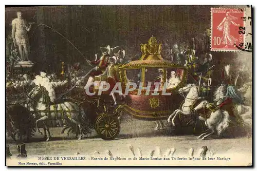 Ansichtskarte AK Versailles Musee Entree de Napoleon en de Marie Louise aux Tuileries le jour de leur mariage