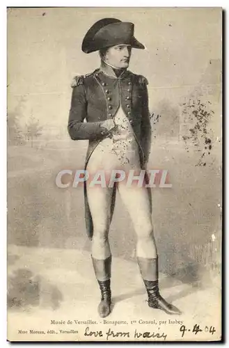 Cartes postales Versailles Bonapartc Consul par Isabey Napoleon 1er