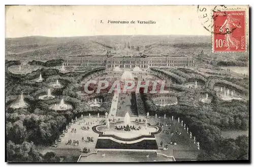 Cartes postales Versailles Panorama