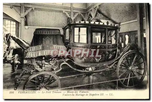 Ansichtskarte AK Versailles Le Petit Trianon Musee des voitures Voiture de mariage de Napoleon III