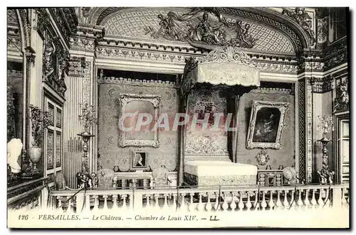 Cartes postales Versailles Le Chateau Chambre De Louis XIV