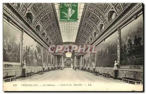 Cartes postales Versailles Le Chateau Galerie des Batailles