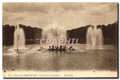 Ansichtskarte AK Parc de Versailles Bassin d Apollon