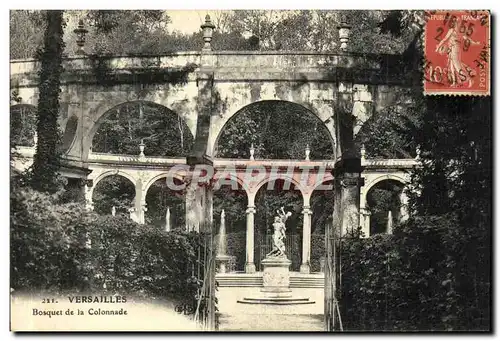 Cartes postales Versailles Bosquet de La Colonnade