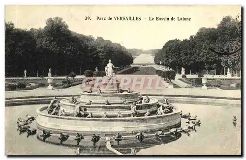 Cartes postales Parc de Versailles Le Bassin De Latone