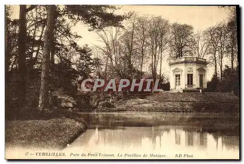 Cartes postales Versailles Parc du Petit Le Pavillon de Musique