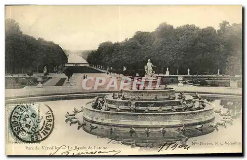 Cartes postales Parc de Versailles Le Bassin de Latone