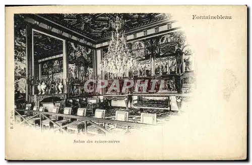 Cartes postales Fontainebleau Salon des Reines Meres