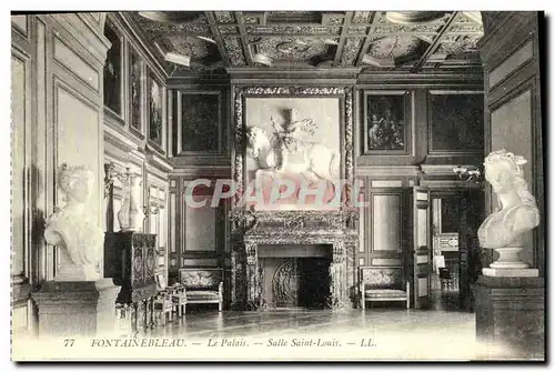 Cartes postales Fontainebleau Le Palais Salle Saint Louis