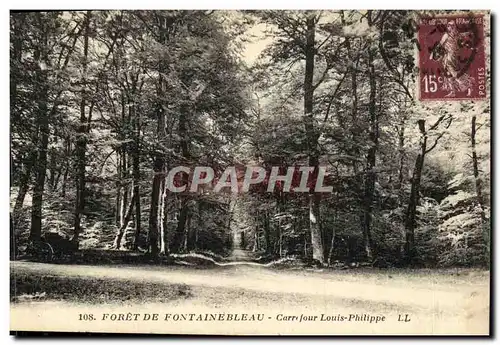 Cartes postales Palais De Fontainebleau Carrefour Louis Philippe