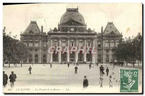 Cartes postales Le Havre La Facade de La Bourse