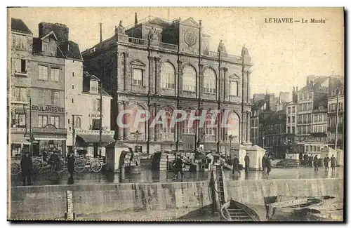 Ansichtskarte AK Le Havre Le Musee Boulangerie Cafe des Etats Unis