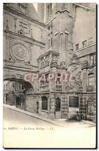 Cartes postales Rouen La Grosse Horloge