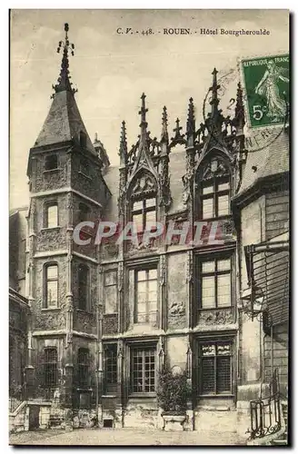 Cartes postales Rouen Hotel Bourgtheroulde