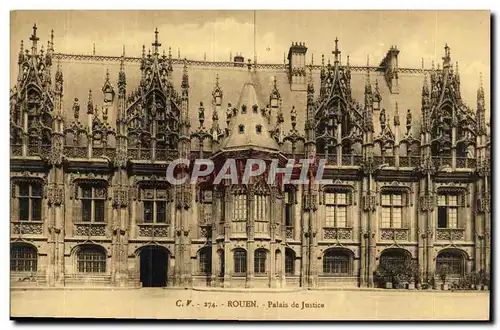 Cartes postales Rouen Palais de Justice