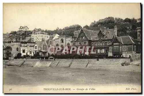 Cartes postales Trouville Sur Mer Groupe de Villas