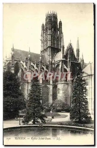 Cartes postales Rouen Eglise Saint Ouen