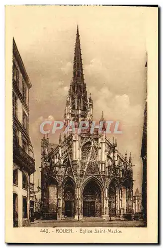 Cartes postales Rouen Eglise Saint Maclou