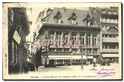 Cartes postales Rouen Ancien Bureau Des finances Place de la cathedrale