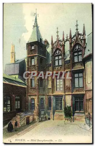 Cartes postales Rouen Hotel Bourgtheroulde