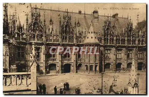 Cartes postales Rouen Le Palais de Justice