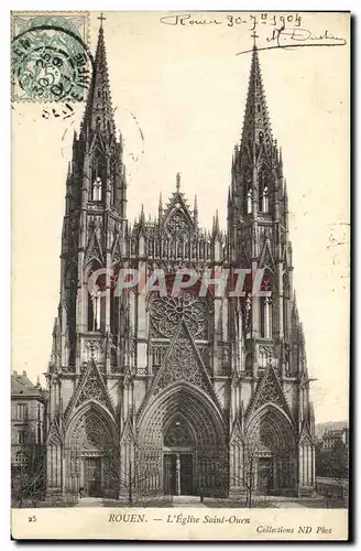 Cartes postales Rouen L Eglise Saint Ouen