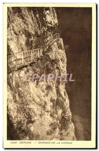 Cartes postales Servoz Gorges De La Diosaz