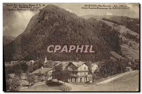 Cartes postales Morzine Hotel Pension Restaurant Du rond Point