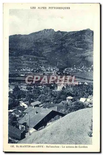 Ansichtskarte AK St Martin Sur Arve Sallanches Le Coteau De Cordon