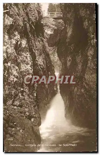 Cartes postales Servoz Gorges de la Diosaz Le soufflet