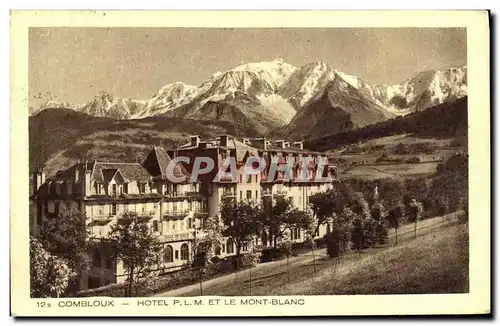 Cartes postales Combloux Hotel Et Le Mont Blanc