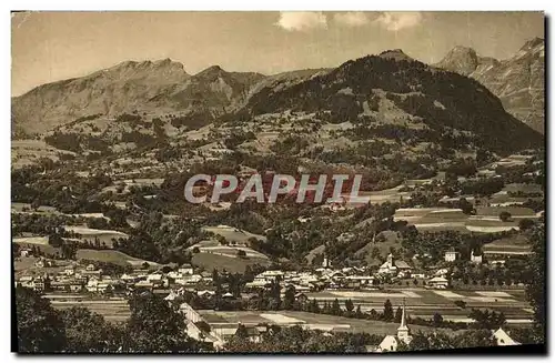 Cartes postales Sallanches Vue generale