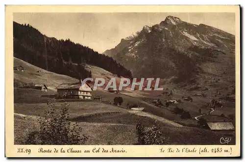 Ansichtskarte AK Route de la Clusaz au col des Aravis Le pic de l Etale