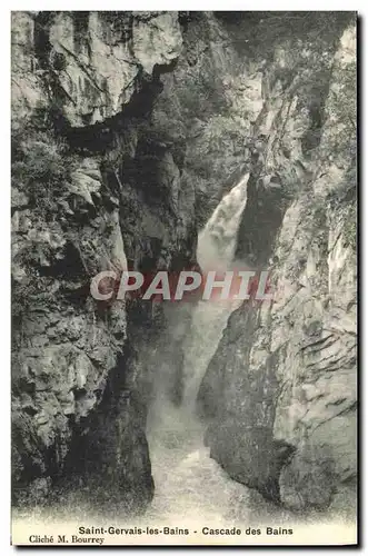 Cartes postales Saint Gervais les Bains Cascade des Bains