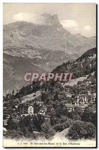 Cartes postales Saint Gervais les Bains et le Col d Anterne