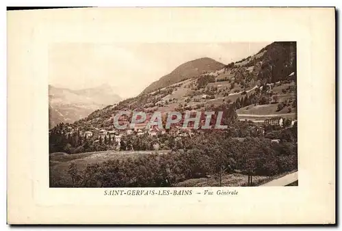 Cartes postales Saint Gervais les Bains Vue Generale