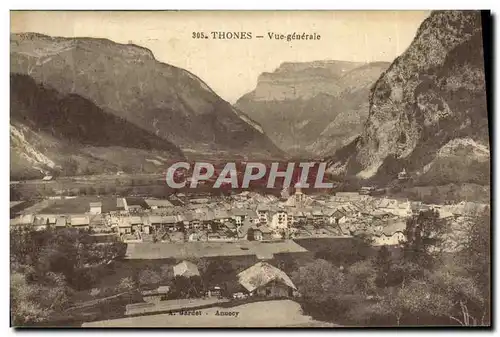 Cartes postales Thones Vue Generale