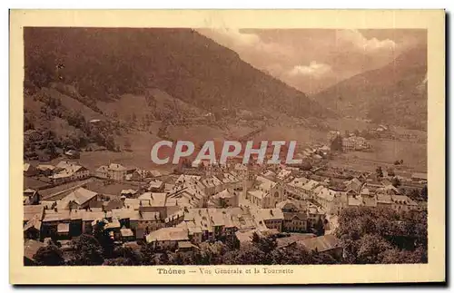 Cartes postales Thones Vue Generale et la Tournette