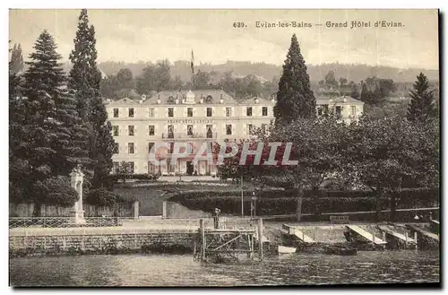 Ansichtskarte AK Evian Les Bains Grand Hotel d Evian