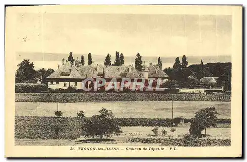 Cartes postales Thonon Les Bains Chateau de Ripaille