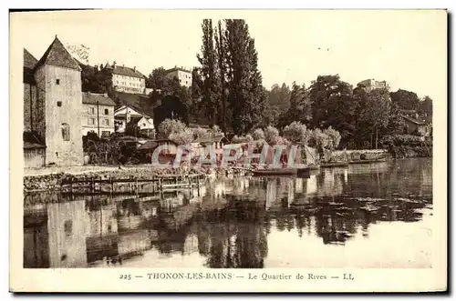 Cartes postales Thonon Les Bains Le Quartier de Rives