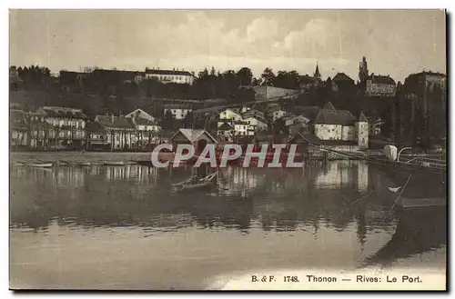 Cartes postales Thonon Rives Le Port