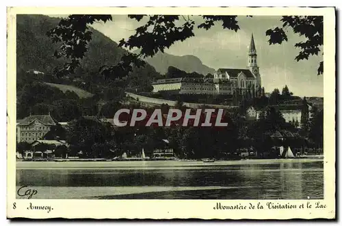 Cartes postales Annecy Monastere de la Visilation et le Lac