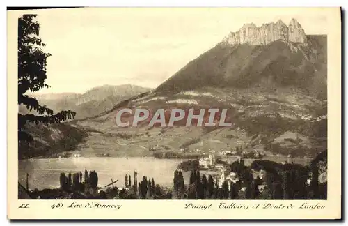 Cartes postales Annecy Duingt Balloire et Dents de Lanfon