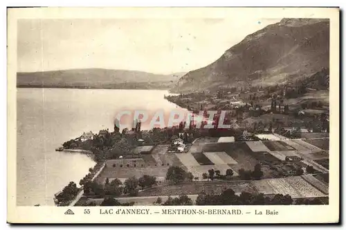 Cartes postales Lac d Annecy Menthon St Bernard La Baie