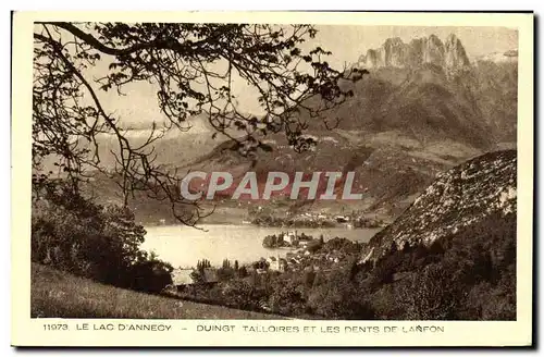 Ansichtskarte AK Le Lac D Annecy Duingt Talloires Et Les Dents De Lanfon